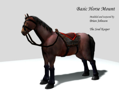 The Soulkeeper horse model